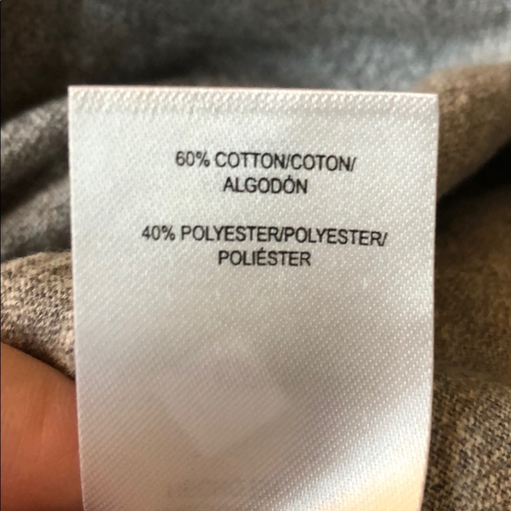 NWT Lucky Brand Snap Henley Long Sleeve Gray - Picture 6 of 7